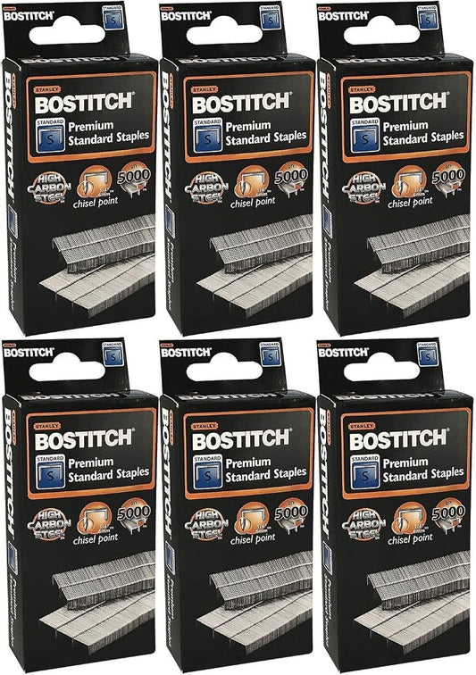 Stanley Bostitch Premium Standard Staples, High Carbon Steel, Chisel Point by BostitchOfficeProducts