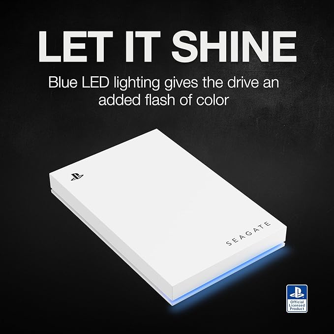 Seagate Game Drive for PlayStation® Consoles 2 TB External Hard Drive - USB 3.2 Gen 1, Officially-Licensed (STLV2000101)-DeskLoop Office