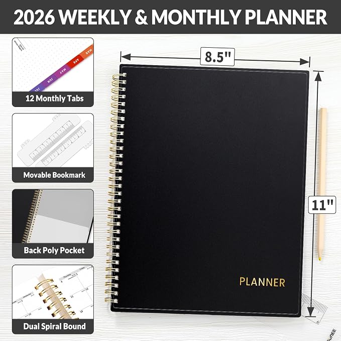 SUNEE 2026 Weekly and Monthly Planner - Image 4