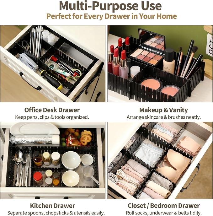 Drawer Divider Adjustable Diy Storage Organizer Separator - Image 6