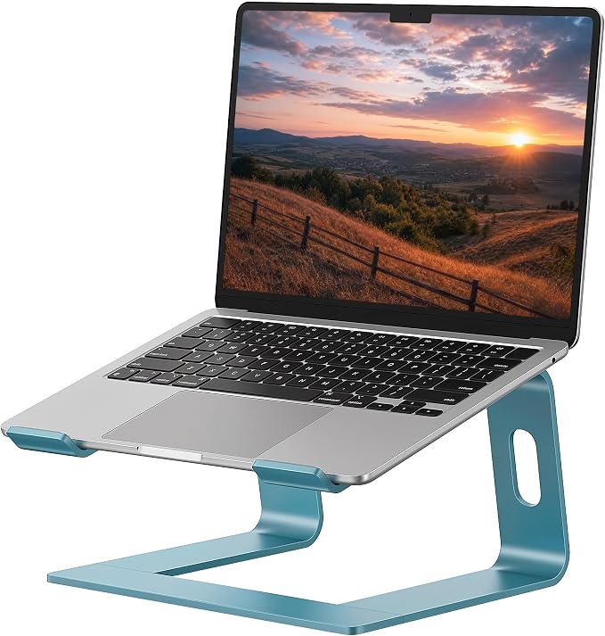 SOUNDANCE Laptop Stand, Aluminum Computer Riser, Ergonomic Laptops Elevator by Soundance