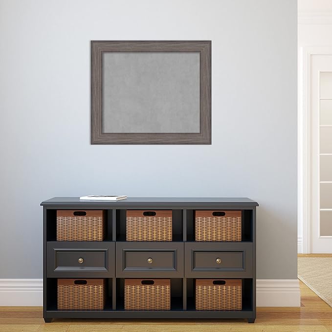 Amanti Art Grey Framed Magnetic Board 25x29 Medium Vision Board - Image 5