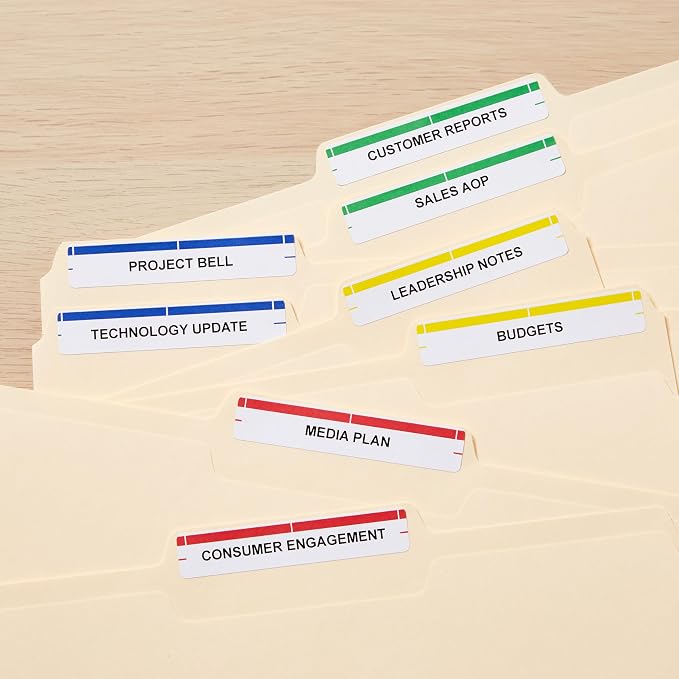 Avery TrueBlock File Folder Labels, 2/3" x 3-7/16", 750 Printable Labels - Image 2