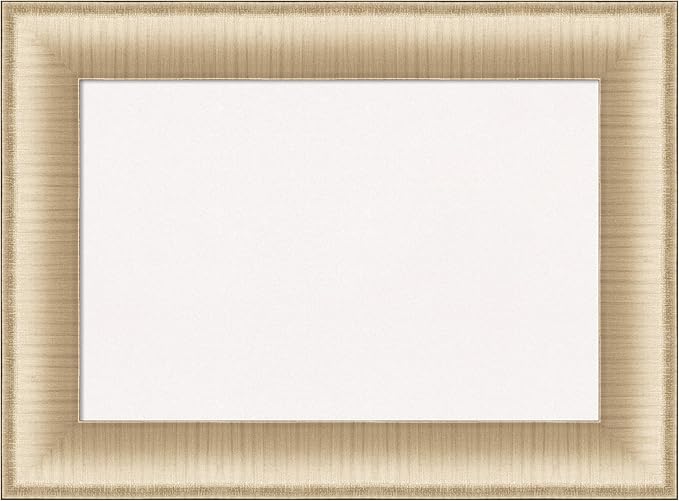 Amanti Art White Cork Board for Wall, 17x23 Vision Board with Gold Frame, Small Corkboard Office Decor for Home Organization, Casual Corkboard Pinboard to Display Items for Home Organization in-DeskLoop Office