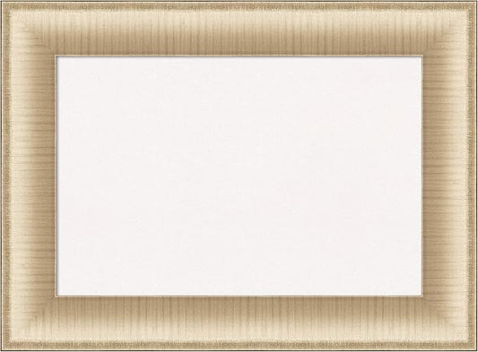 Amanti Art White Cork Board for Wall, 17x23 Vision Board with Gold Frame, Small Corkboard Office Decor for Home Organization, Casual Corkboard Pinboard to Display Items for Home Organization in-DeskLoop Office