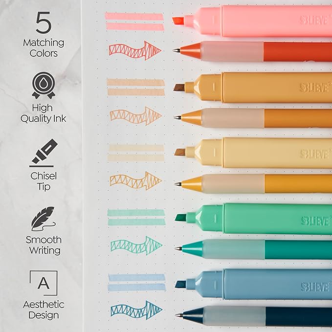 BLIEVE - Aesthetic Highlighters and Gel Pens - Image 2