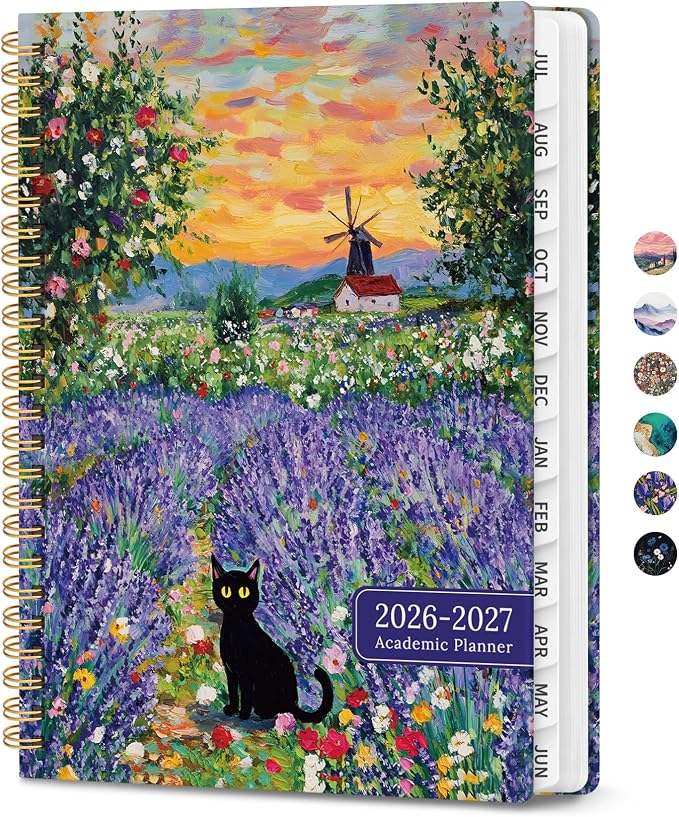 Planner 2026-2027, Monthly and Weekly Academic Planner July 2026 by Zotia