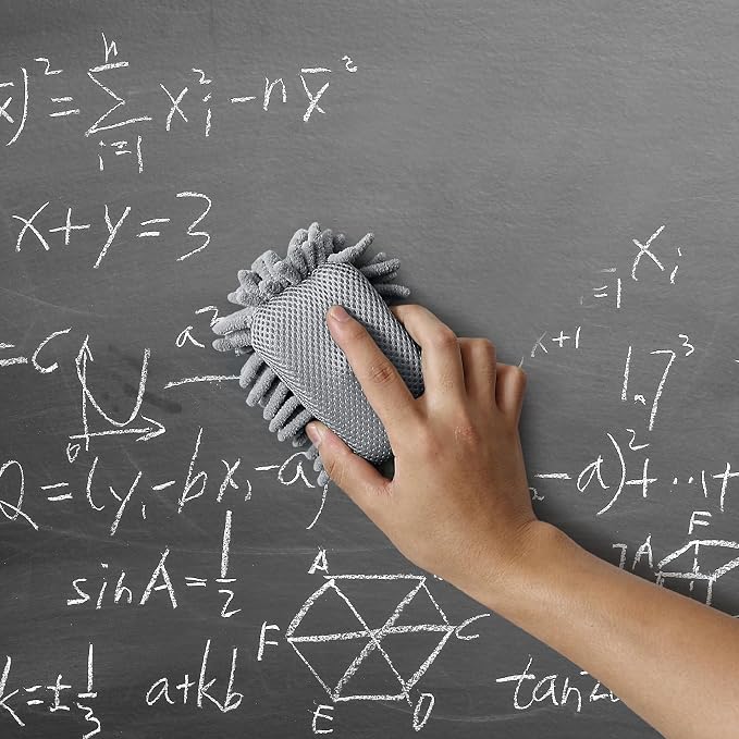 Mr. Pen- Magnetic Microfiber Shag Whiteboard Erasers, 4 Pack | Dual Surface - Image 4