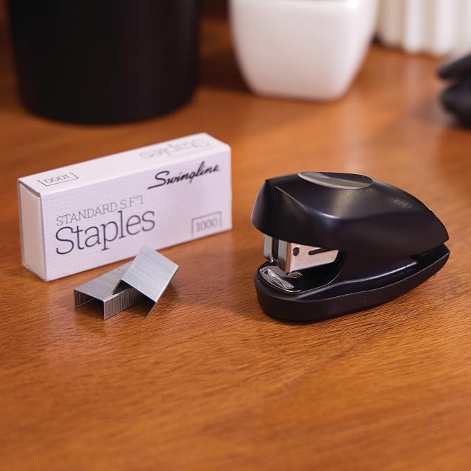 Swingline Tot Mini Stapler, 12 Sheet Capacity, Jam Free, includes 1000 Staples - Image 2