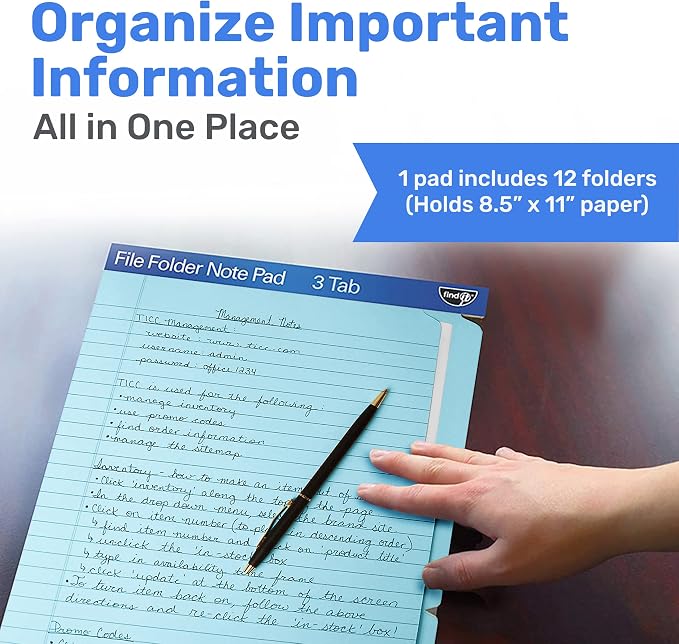 Find It File Folder Notepad - Image 2