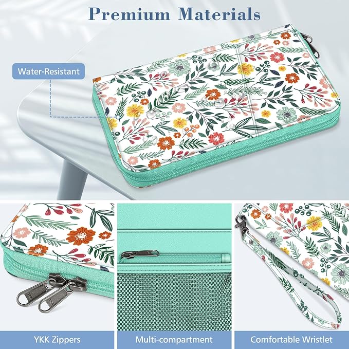 Fintie Family Passport Holder Wallet, RFID Blocking Travel Document Organizer - Image 6