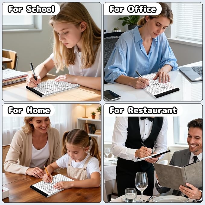 6 pcs Note Pads Legal Pads 5x8, Notebook College Ruled, 6 Pack Micro Perforated - Image 7