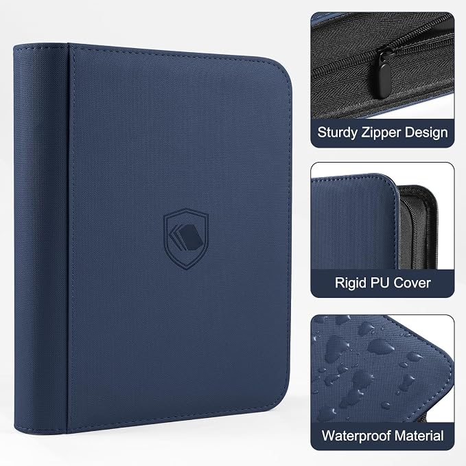 Toploader Binder, Holds 360 Toploaders, 100 Toploaders INCLUDED, 9-Pocket PU - Image 3