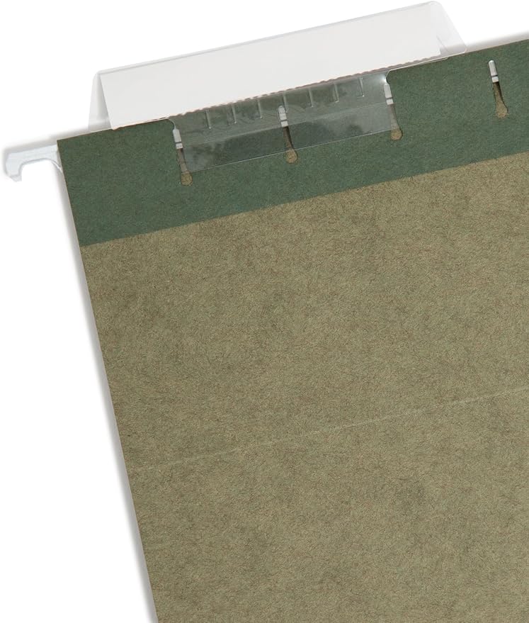 Smead Hanging File Folder with Tab, 1/3-Cut Adjustable Tab, Legal Size - Image 2