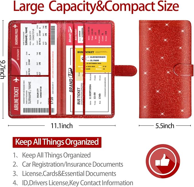 Car Registration and Insurance Card Holder - Image 4