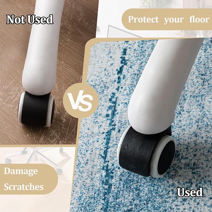 Office Chair Mat for Hardwood Floor, Machine Wash - Image 3