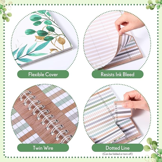 Fuyoooo Teacher Record Book Teacher Grade Books 2026-2027 Spiral Bound Record - Image 5