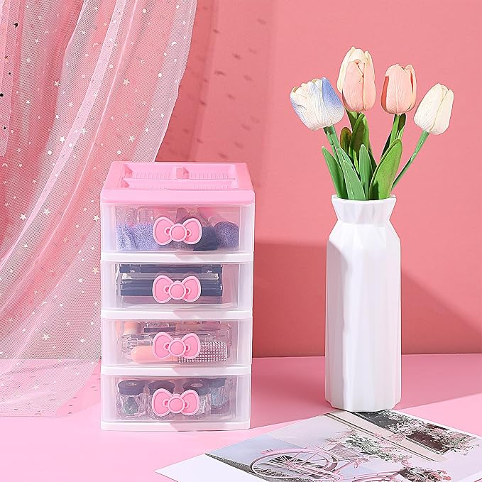 Girls Cute Lovely Color Storage Box Makeup Organizer - Image 8