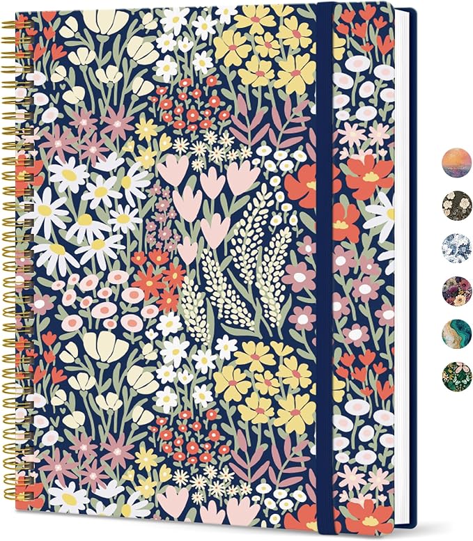 Taja Large Spiral Lined Journal by Taja
