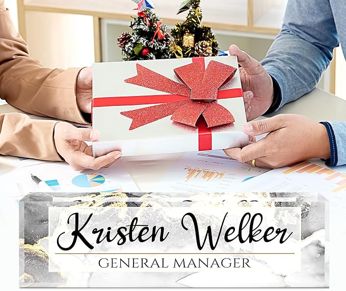 Name Plate for Desk, Desk Name Plate Personalized, Office Decor for Women Men - Image 5