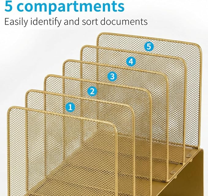 LEKETREE File Organizer for Desk, File Folder Organizer - Image 5