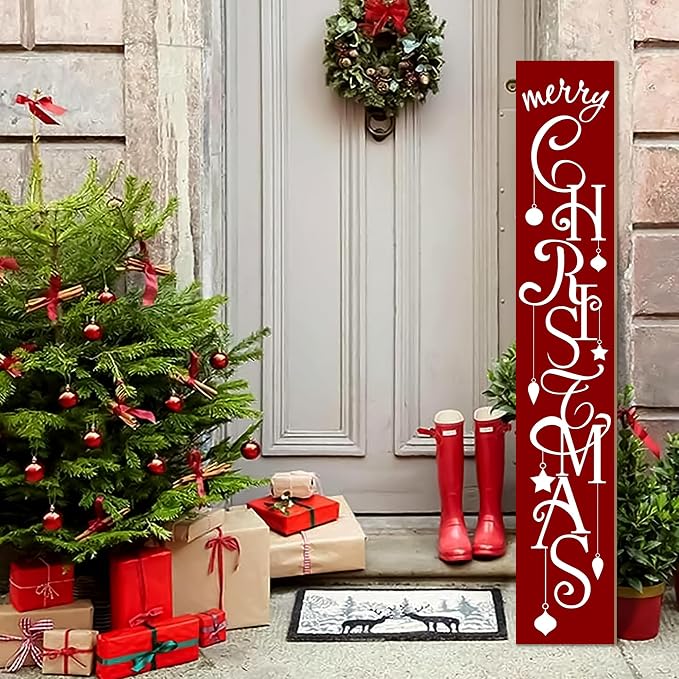 ARTUFAN Merry Christmas Red - Image 5