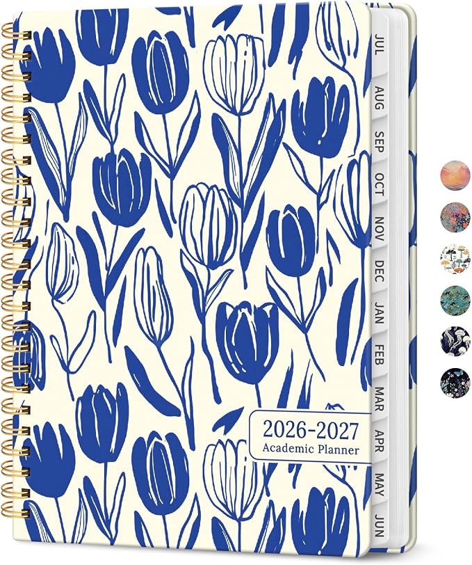 Planner 2026-2027, Academic Year Weekly and Monthly Calender Planner, from Jul by Taja