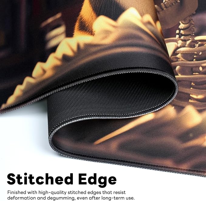 Desk Mat, Big Desk Pad, 31.5x11.8 Inches Extended Big Gaming Mouse Pad - Image 4