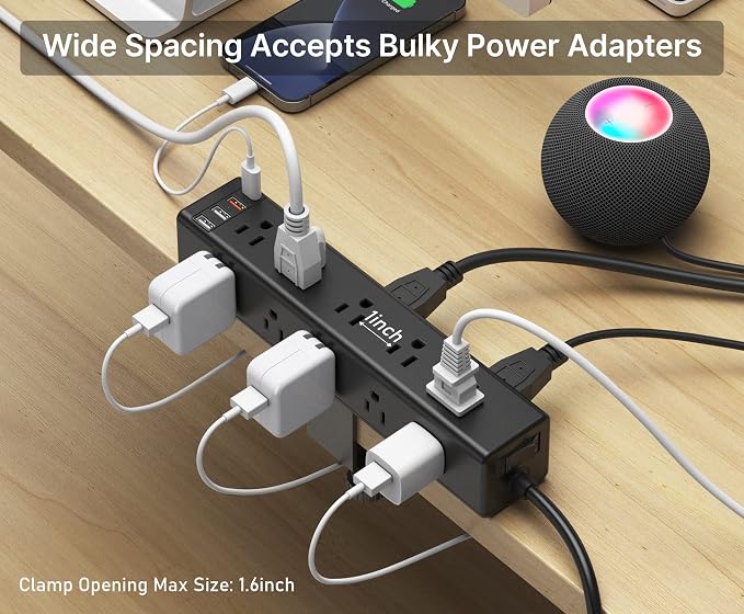 CCCEI Standing Desk Clamp Power Strip - Image 6