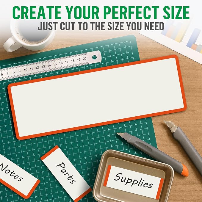 12 Pack Dry Erase Magnetic Labels 12x4 in - Image 6