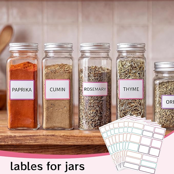540Pcs Removable Labels, Colored Labels Stickers | Self-Adhesive Stickers - Image 5