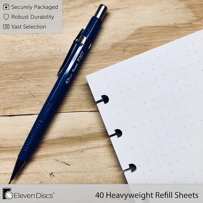 Eleven Discs Discbound Paper, Letter Size Square Grid Sheets - Image 5
