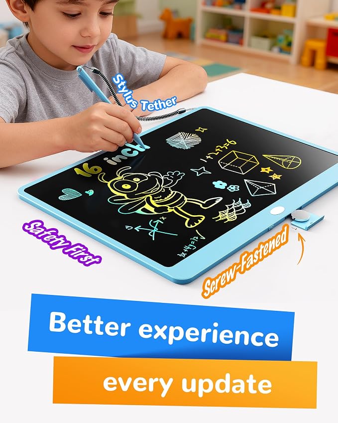 KOKODI LCD Writing Tablet, 16 Inch Colorful Doodle Board Drawing Tablet - Image 3