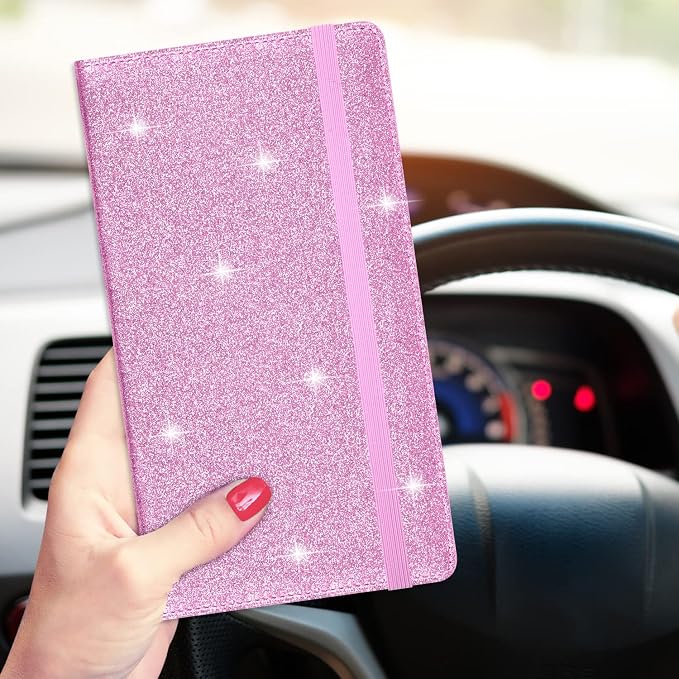 Wisdompro Car Document Holder Organiser, PU Leather Vehicle Insurance and - Image 7