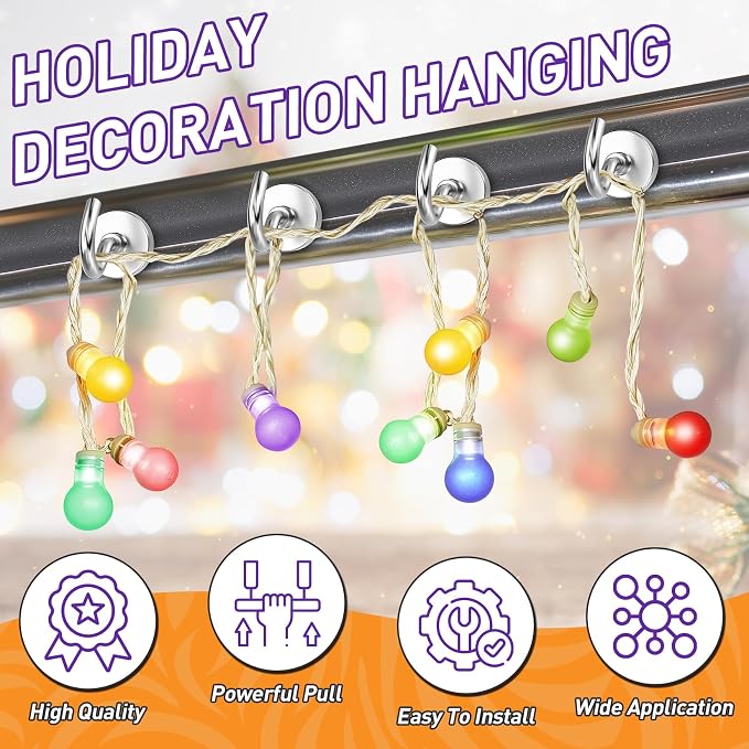 80 Pack Magnetic Hooks for 2026 Cruise Cabins Beach Vacation 30lbs+ Heavy Duty - Image 3