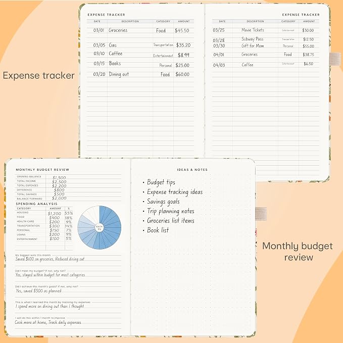 &And Per Se Budget Planner and Monthly Bill Organizer, Undated Budget Book - Image 5