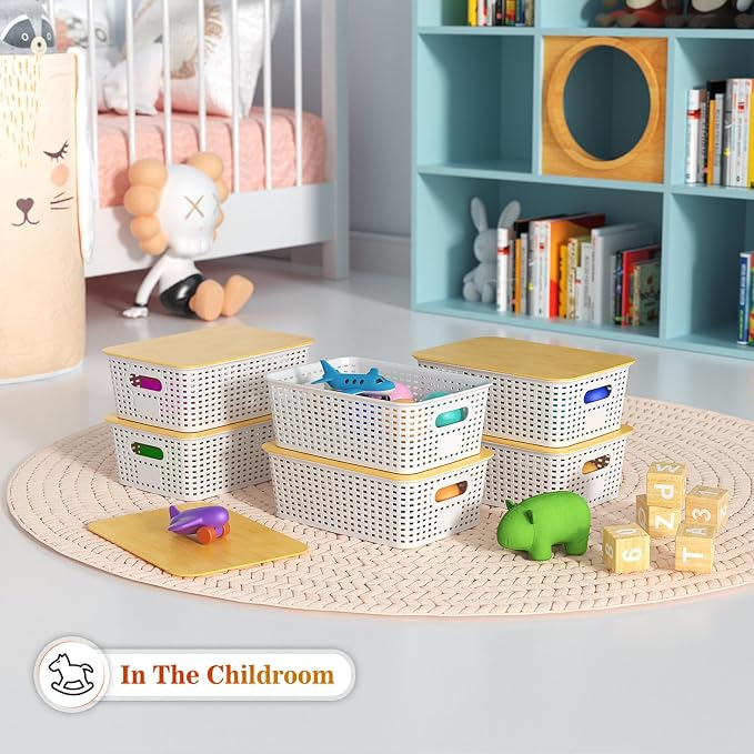 Ohmlove Plastic Storage Baskets - Image 5