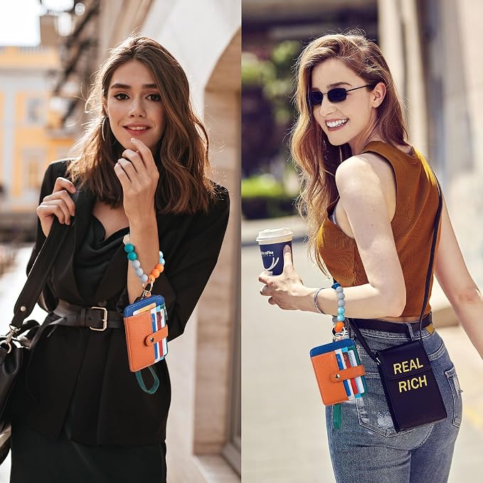 Airkit Wristlet Wallets for Women, Keychain RFID Blocking Credit Card Holder - Image 6