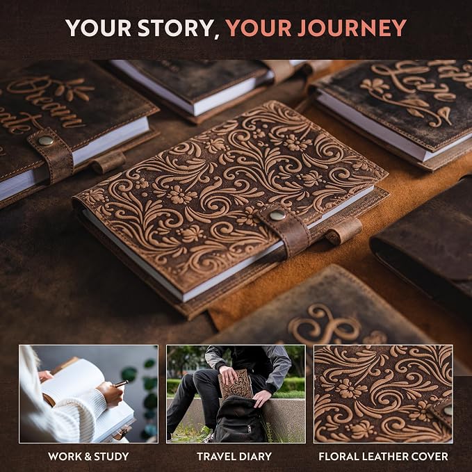 moonster Leather Journals for Women for Writing - Image 6