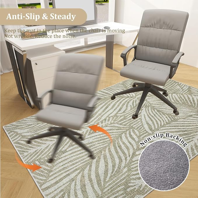 Office Chair Mat for Hardwood Floor, Machine Wash - Image 5