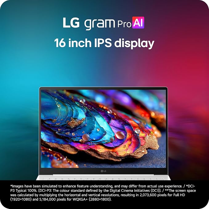 LG gram Pro 16-inch Thin and Lightweight Dual AI Laptop Computer, Windows 11 - Image 5
