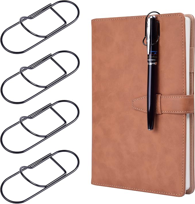 Wisdompro Pen Clip, 12 Pack Stainless Steel Pencil Clip Holder by Wisdompro