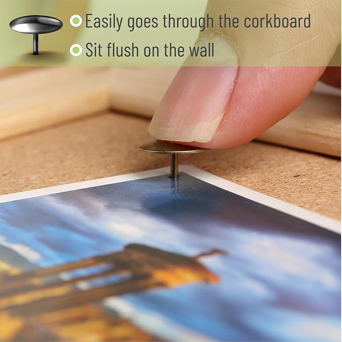 Mr. Pen- Thumb Tack, 500 Pack, Flat Push Pins Bulk | Metal Roundness Push Pins - Image 4