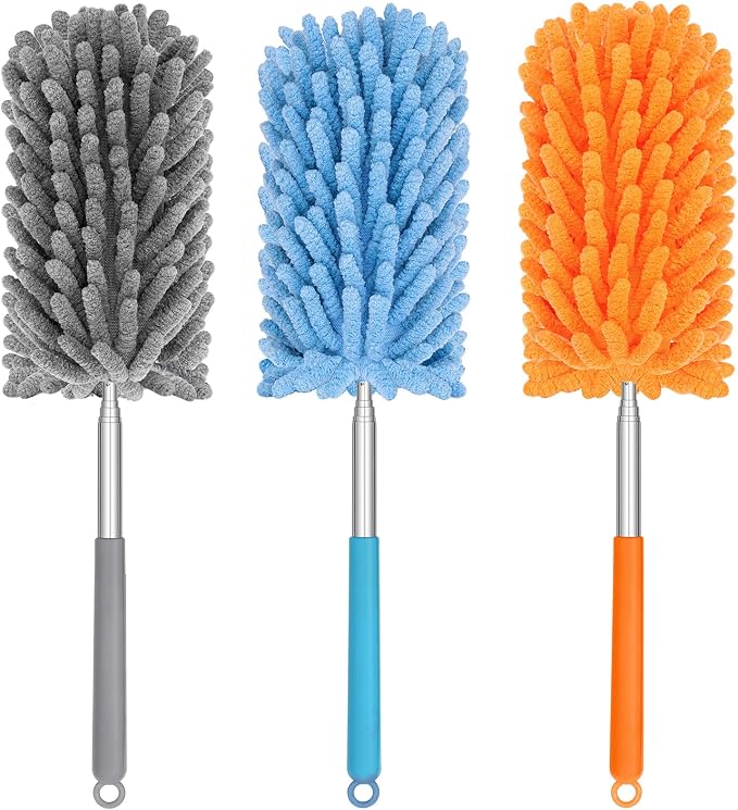 Mini Duster for Cleaning, 360° Bendable Hand Dusters by TIMIVO