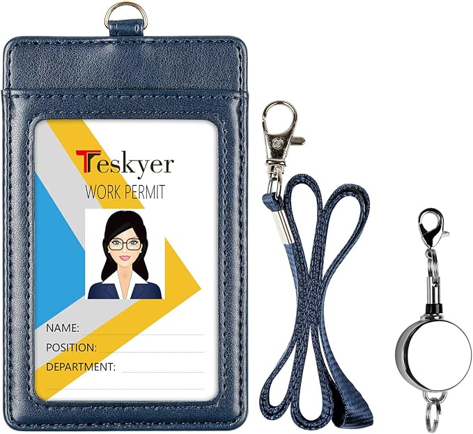 Teskyer Leather Badge Holder - Image 3