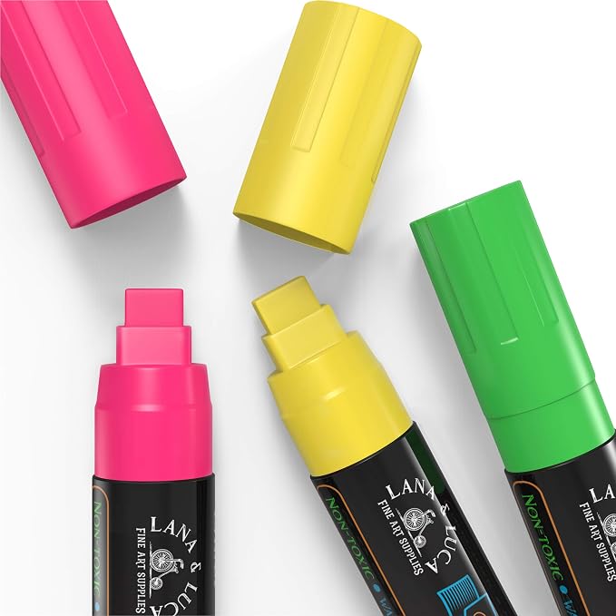 LANA & LUCA Jumbo Liquid Chalk Markers Square Tip - Image 7