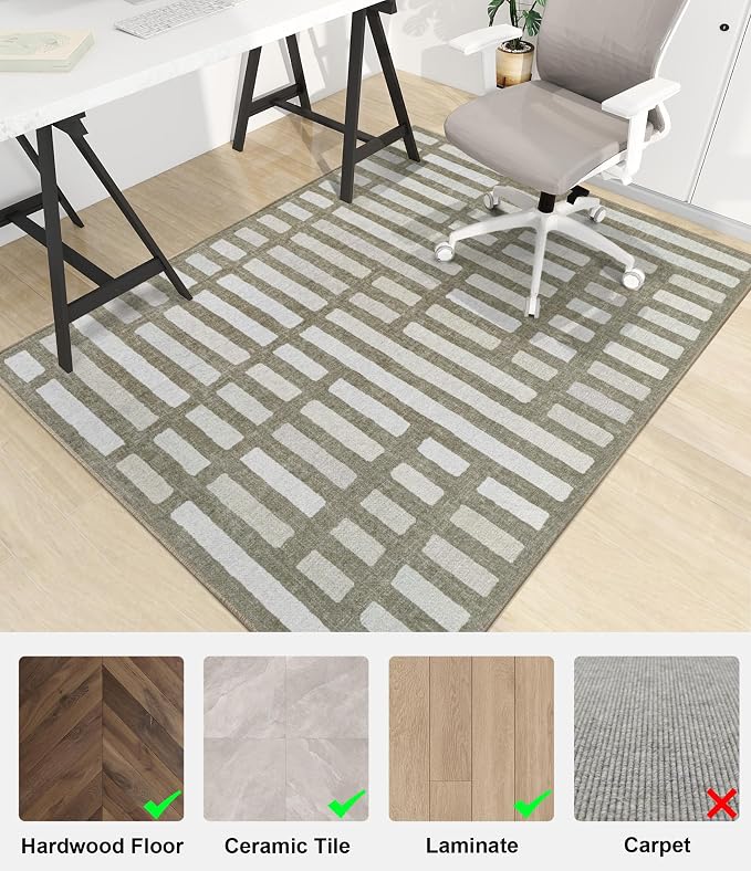 chakme Office Chair Mat for Hardwood Floor, Machine Wash - Image 6