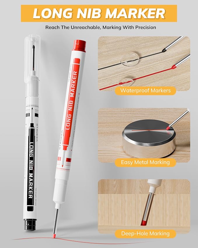 STAGEEK 2 Pack Carpenter Pencils - Image 5