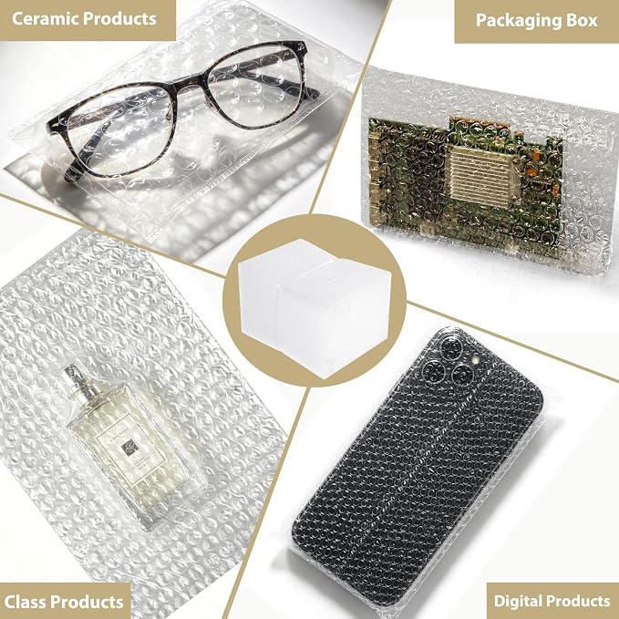 50Pcs Bubble Pouche Wrap, 8”x12” Bubble Bags - Image 7