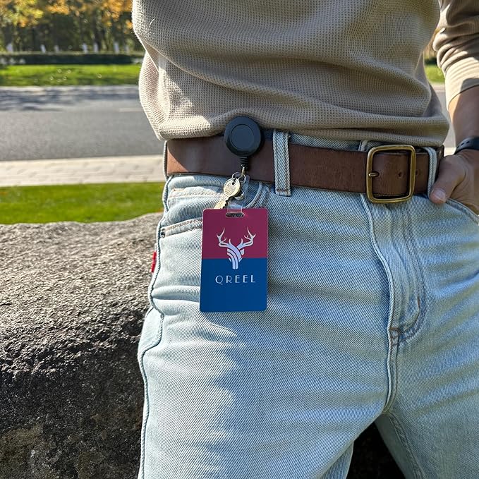 QREEL Retractable Badge Holder - Image 5